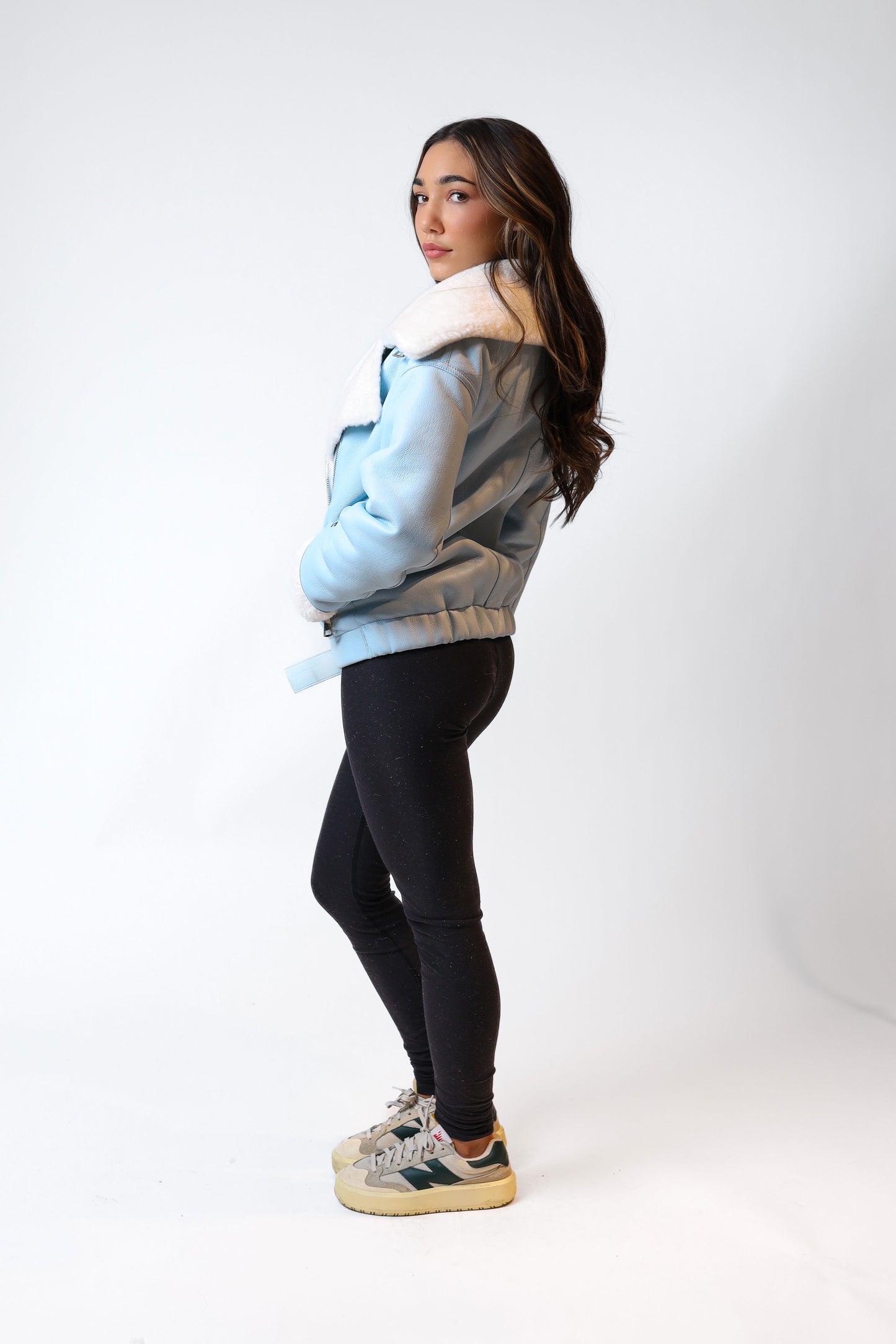 Shearling Jacket – Blue