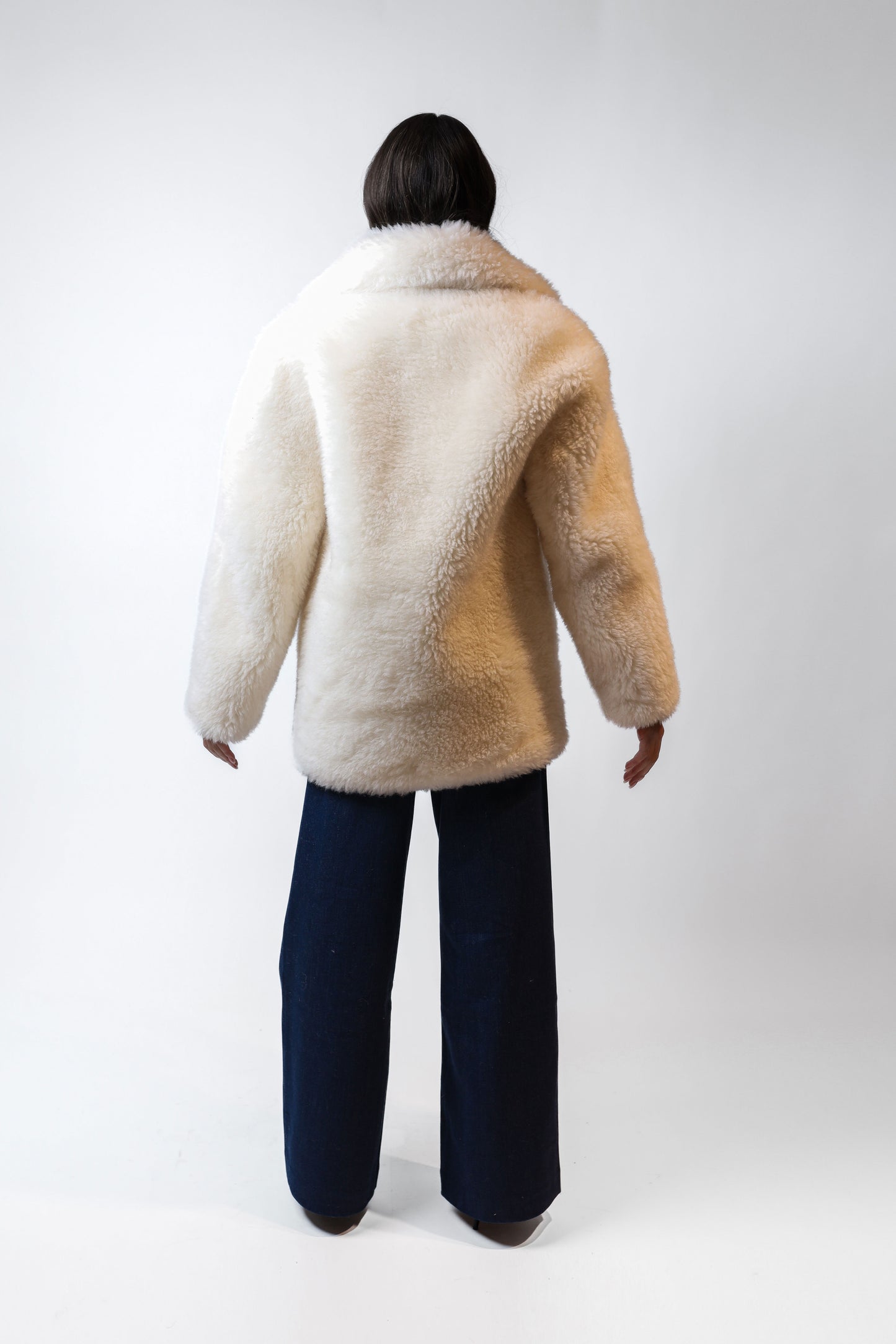 Beige Faux Fur Coat