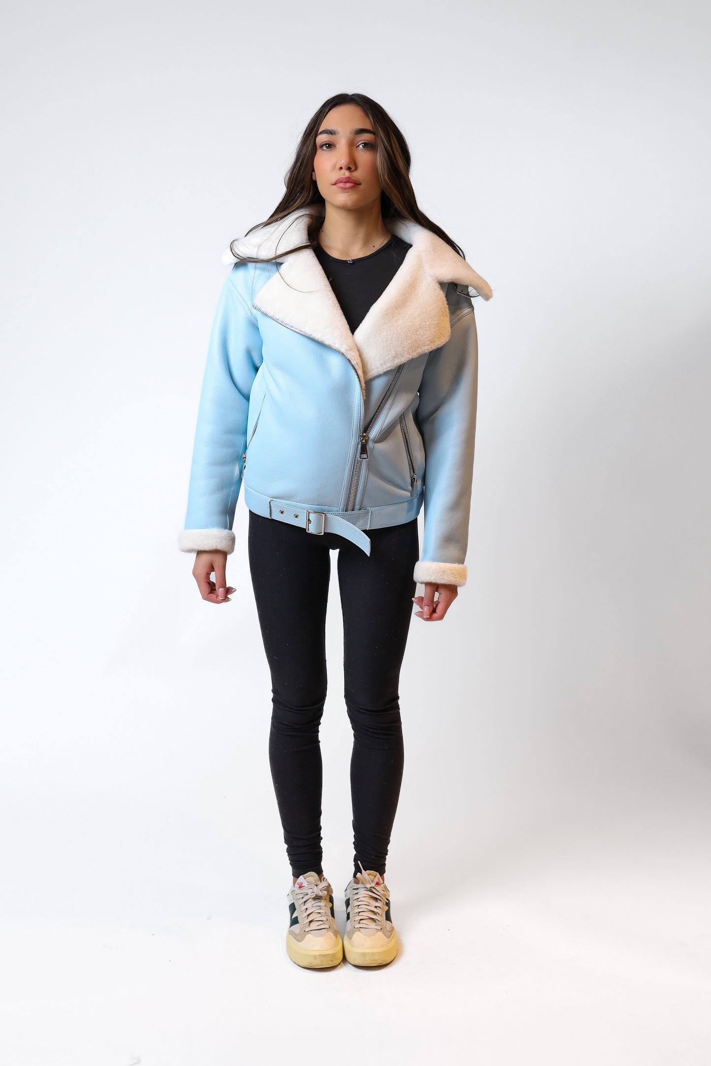 Shearling Jacket – Blue