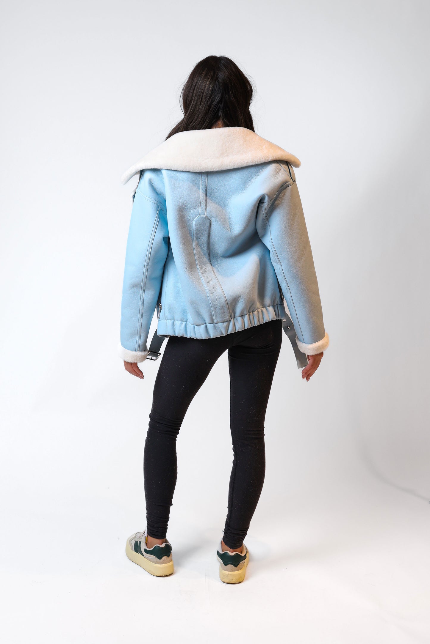 Shearling Jacket – Blue