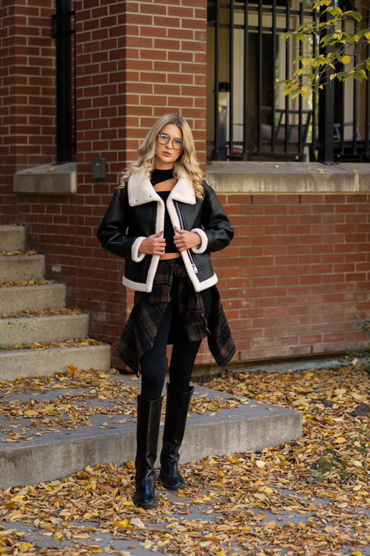 Shearling coat